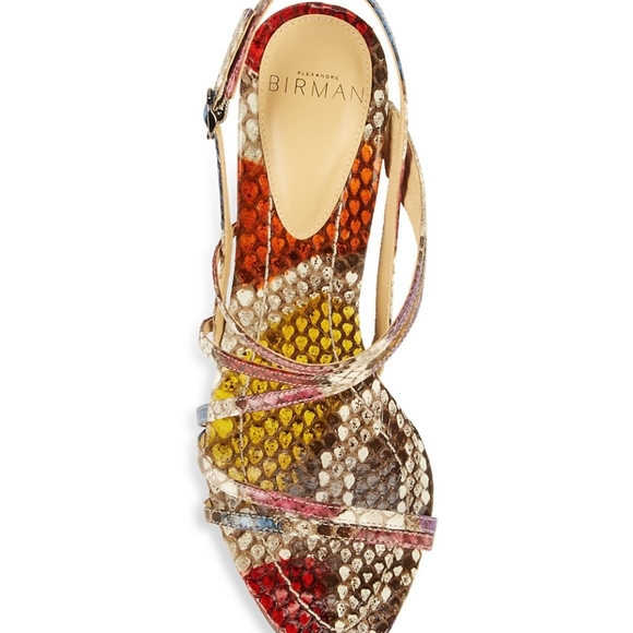 Alexandre Birman Multi Color Python Slingback - Picture 4 of 5